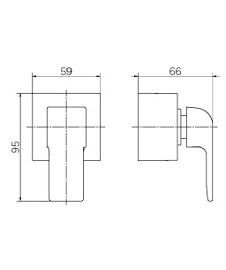 Acabamento para registro base Deca 1/2", 3/4" e 1" Vougan 00885406