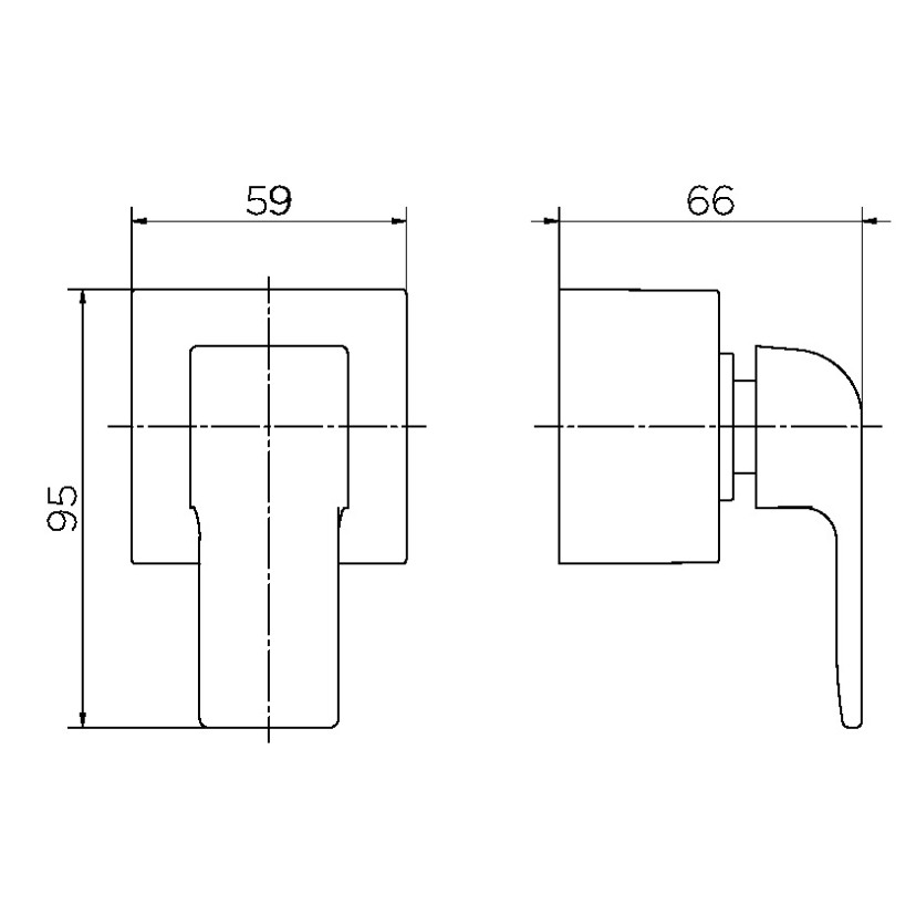 Acabamento para registro base Deca 1/2", 3/4" e 1" Vougan 00885406