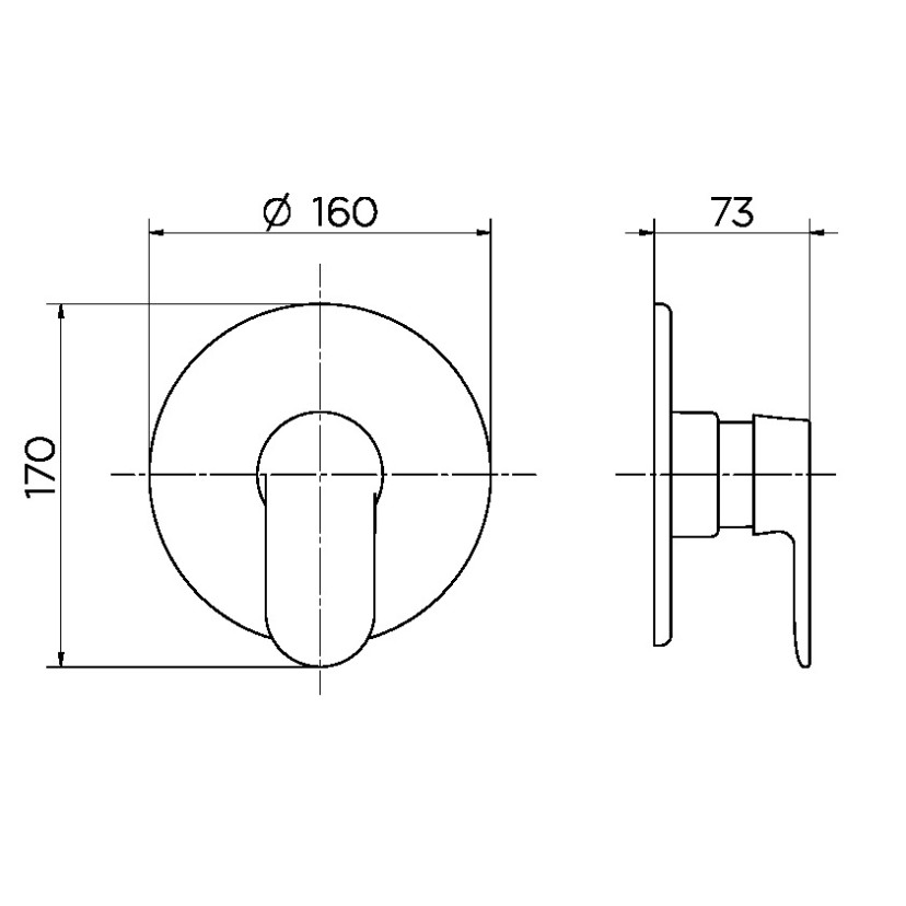 Acabamento monocomando para chuveiro e ducha higiênica 1/2" Docol Kaila ouro escovado 00886872