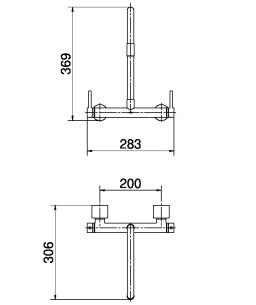 Misturador para cozinha de parede Docol Spice preto 00902057