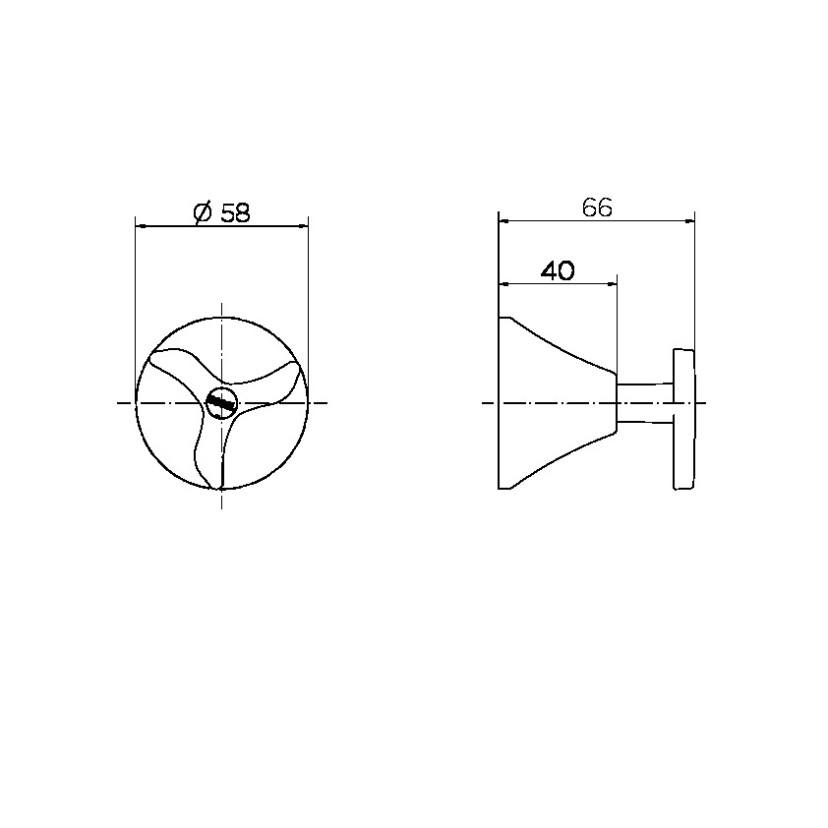 Acabamento para registro DocolBase 3/4" Nova Pertutti 00904006