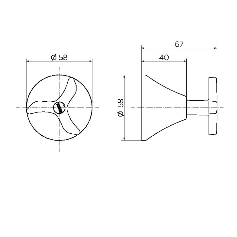 Acabamento para registro base Fabrimar 1/2" e 3/4" Nova Pertutti 00905006