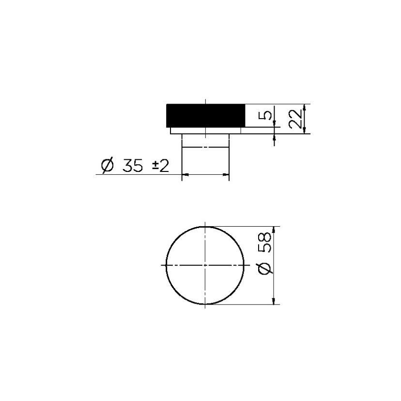 Acionamento de torneira para lavatório Mix&Match cromado 00917106