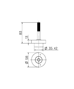 Acionamento monocomando JoyStick para lavatório Mix&Match cromado 00919306