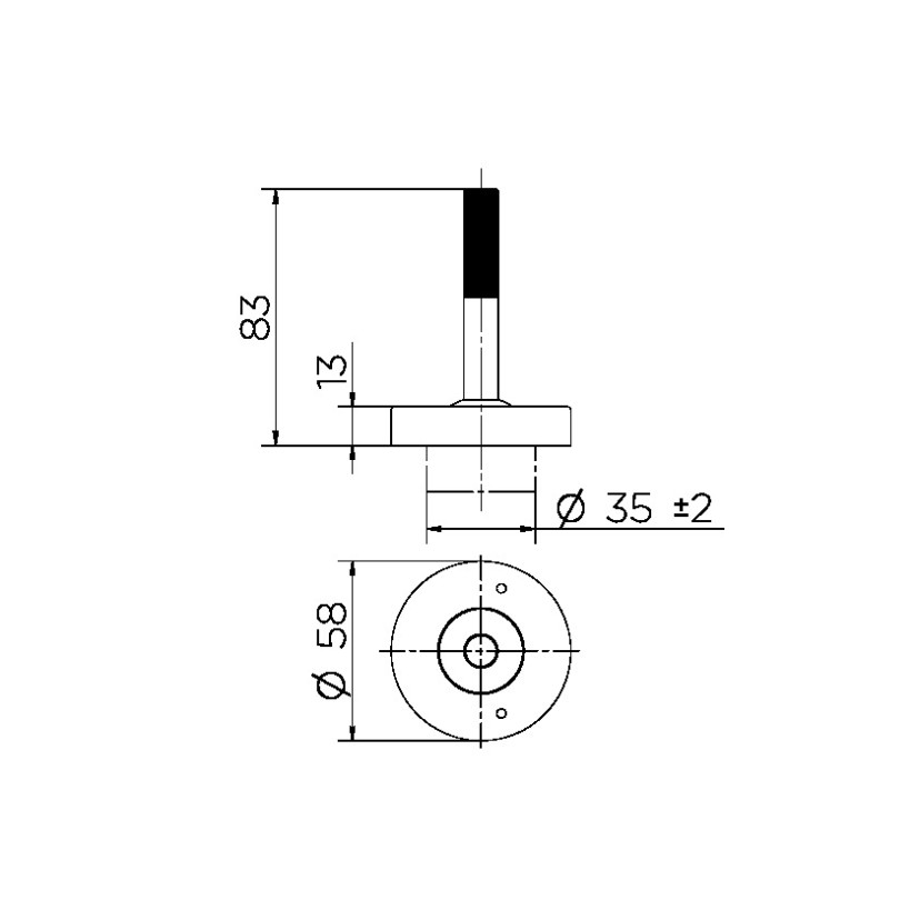 Acionamento monocomando JoyStick para lavatório Mix&Match cromado 00919306