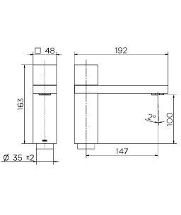 Torneira para Banheiro Minima Níquel Escovado 00919744
