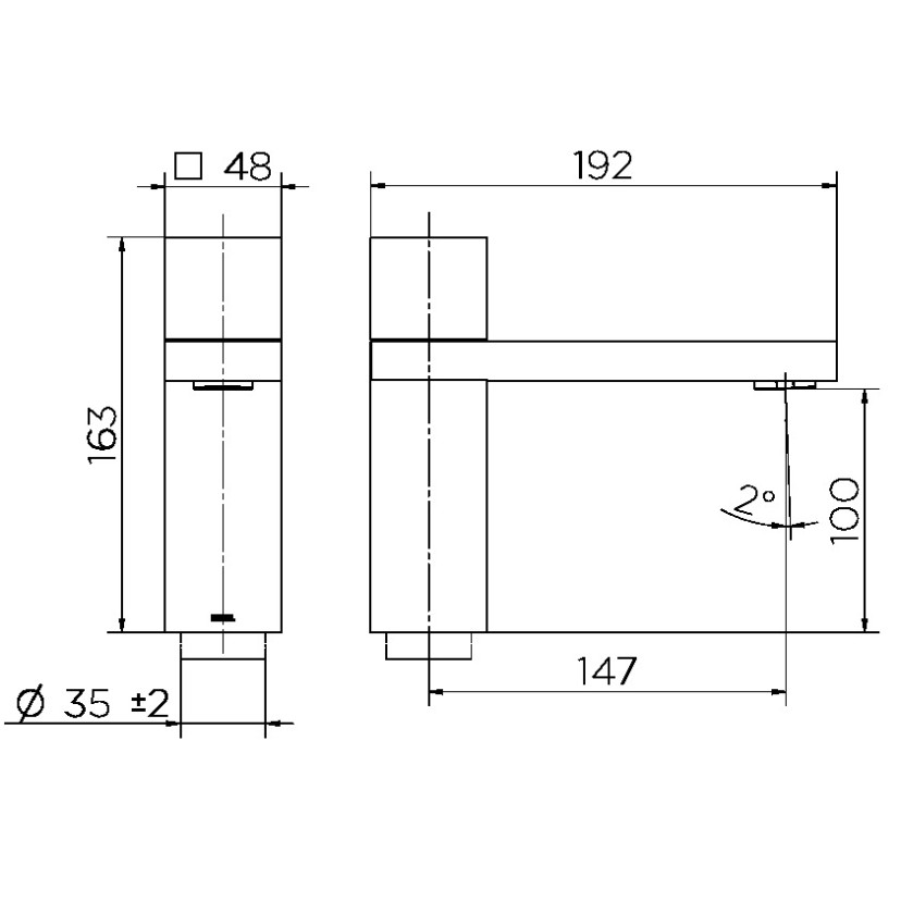 Torneira para Banheiro Minima Níquel Escovado 00919744