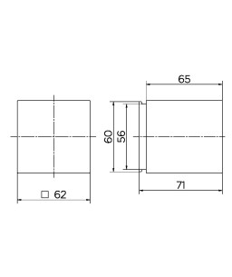 Acabamento para registro base Deca 3/4" Minima 00921306