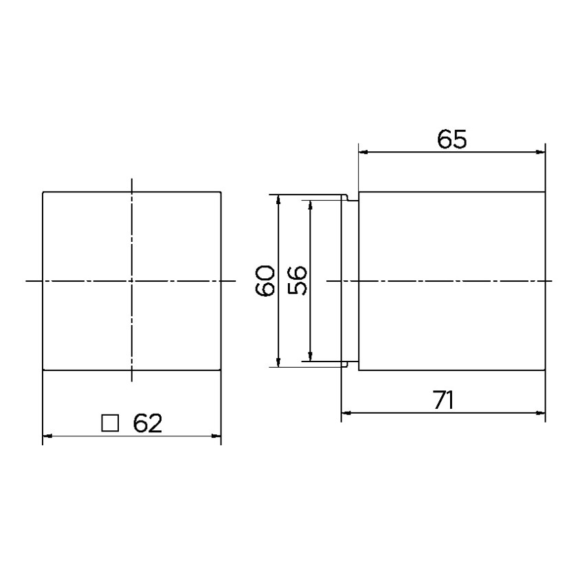 Acabamento para registro base Deca 3/4" Minima 00921306