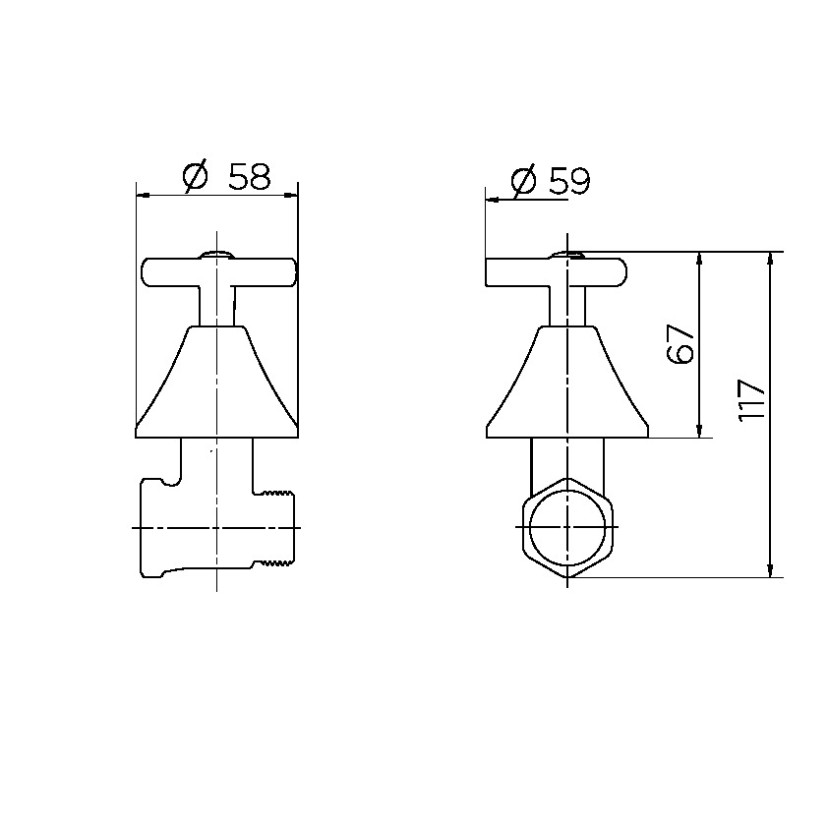 Registro de pressão DocolBase 3/4" com acabamento Docol Primor 00923106