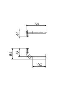Papeleira Mix&Match Ouro Polido 00960443