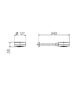 Chuveiro Novo Technoshower grafite polido 01204848