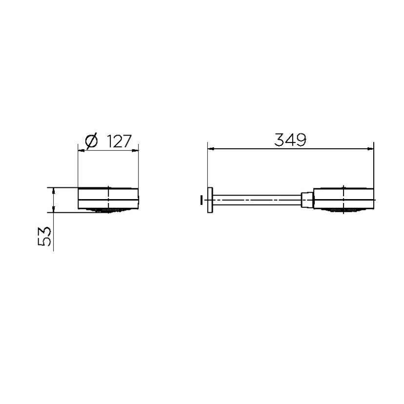 Chuveiro de parede Novo Technoshower Ônix 012048CE