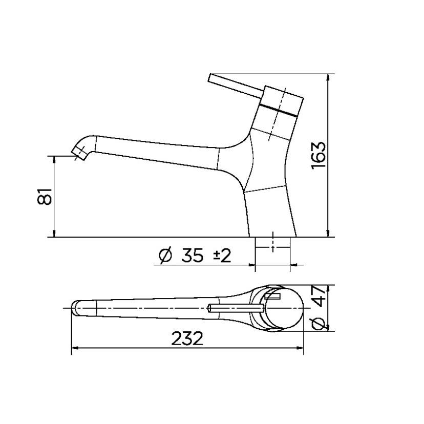 Torneira de Mesa para Lavatório Mantis Cobre Grid Escovado 012140AV