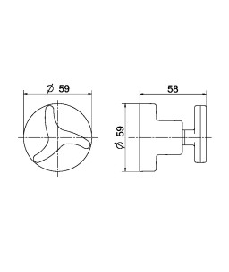 Acabamento para Registro DocolBase 1/2", 3/4" e 1" Nova Trio 01257906