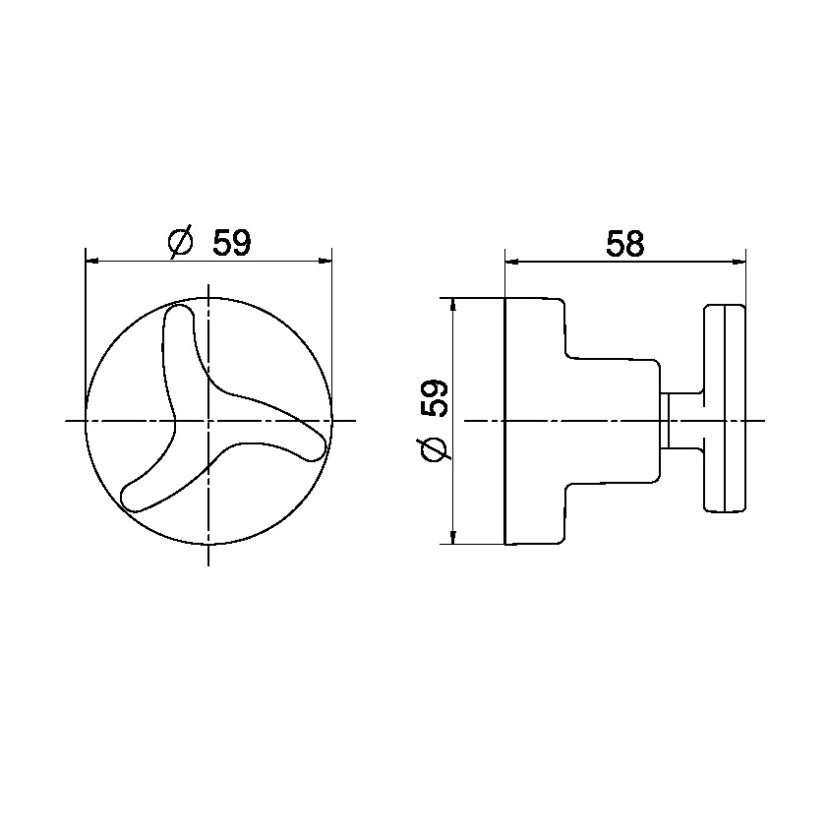 Acabamento para Registro DocolBase 1/2", 3/4" e 1" Nova Trio 01257906