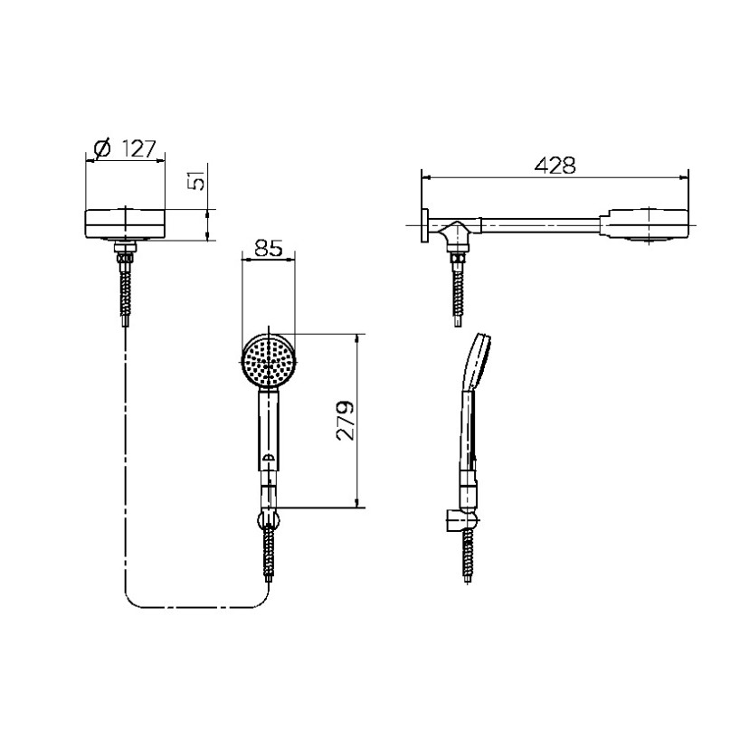 Docol Chuveiro Technoshower com Desviador 01511606