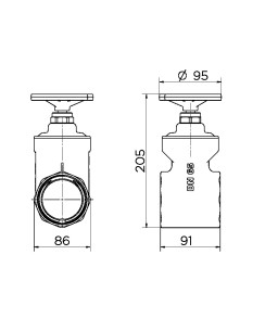 Registro de Gaveta Europa 2.1/2" 01512600