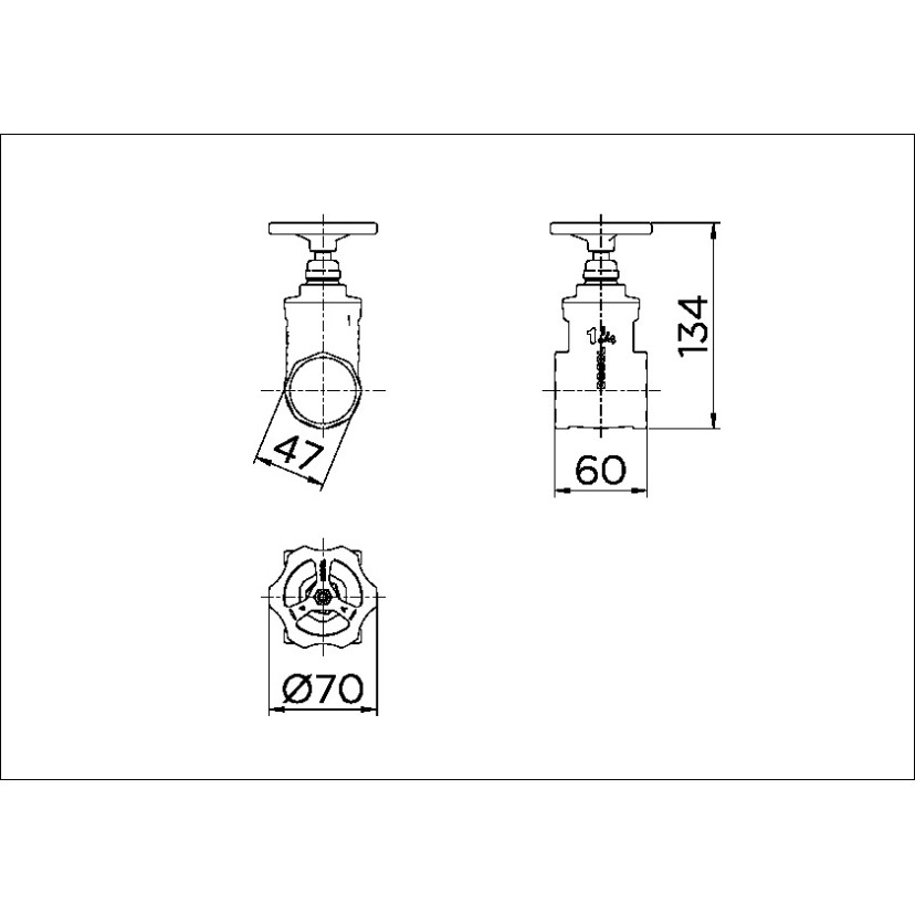 Registro de gaveta ABNT 1.1/4" 10011300