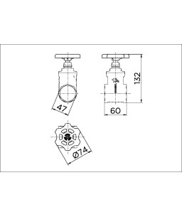 Registro de gaveta Europa 1.1/4" 10021300