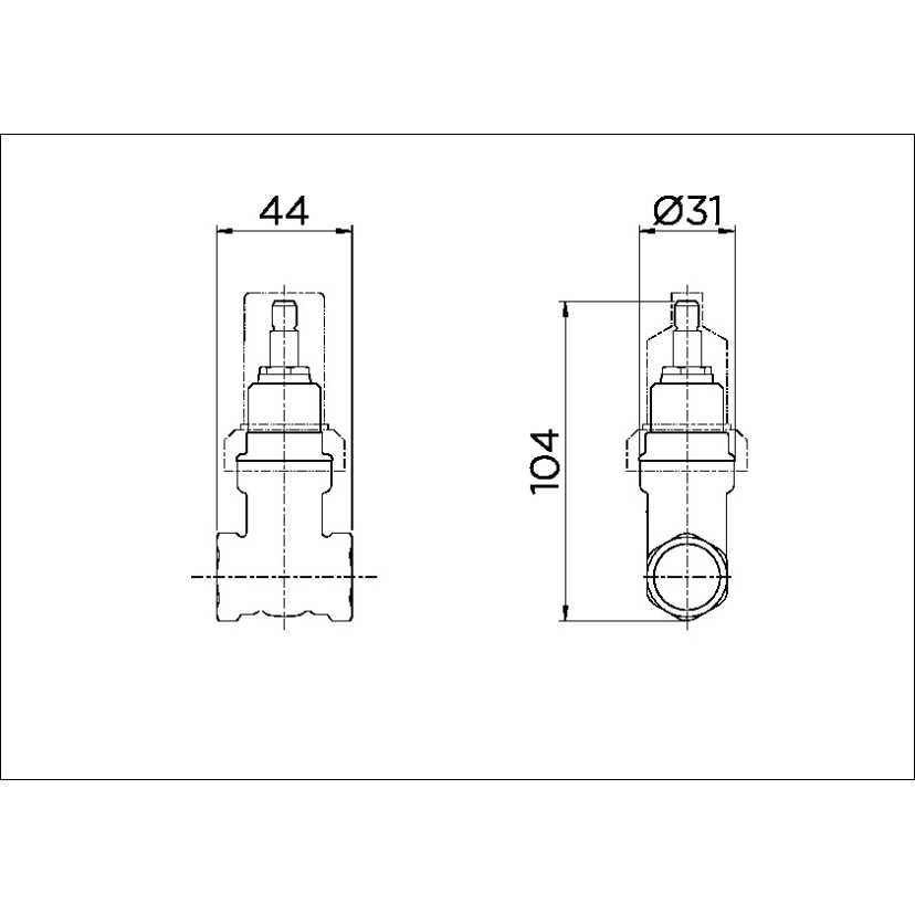 Registro de gaveta DocolBase 1/2" 25130500