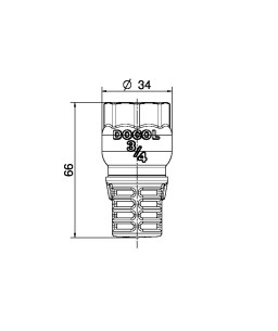 Válvula de sucção 3/4" 30010600