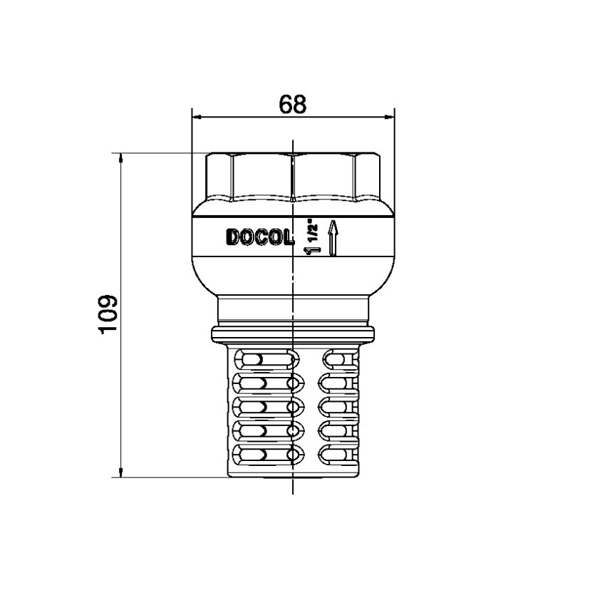 Válvula de sucção 1.1/2" 30011500