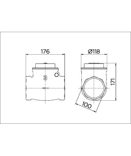 Válvula de retenção horizontal 3" 30203000