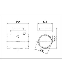 Válvula de retenção horizontal 4" 30204000