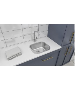 Tanque de Encaixe Tramontina Hera Compact 19 em Aço Inox Escovado 40x35cm 94404107