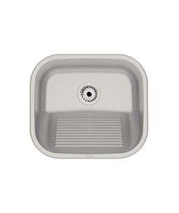 Tanque de Encaixe Tramontina Hera Compact 19 em Aço Inox Escovado 40x35cm 94404107