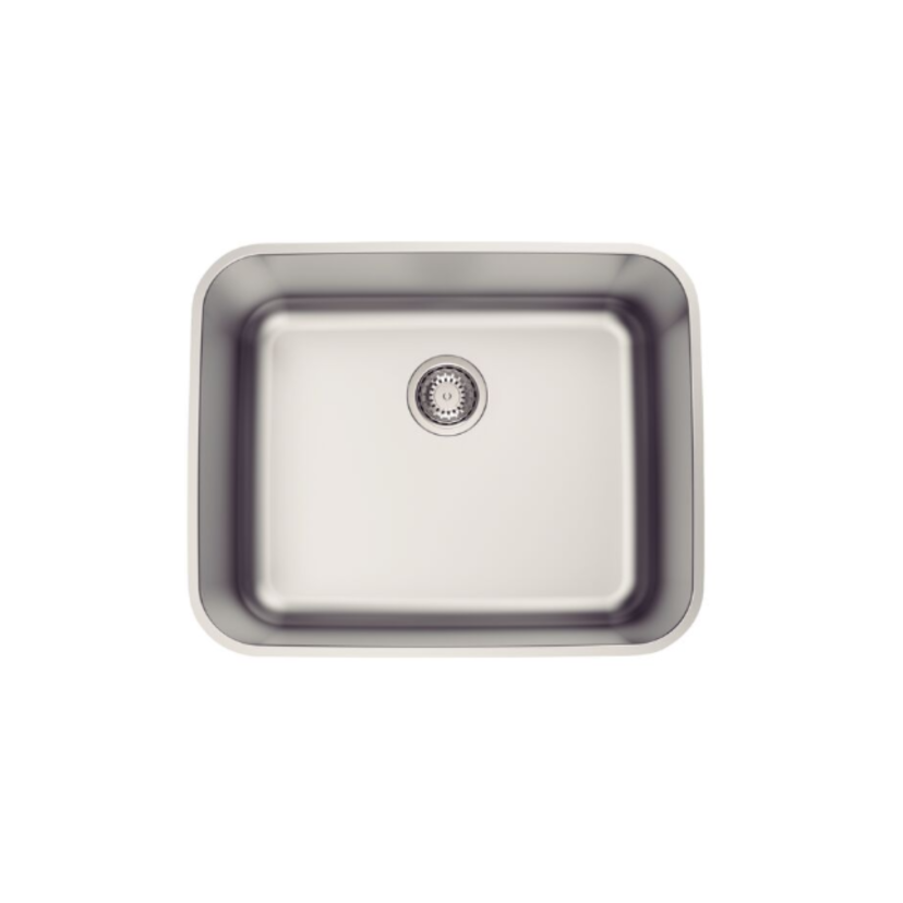 Cuba de Embutir Dora 50 BL R6 em Aço Inox Escovado Tramontina 50x40cm 94018112