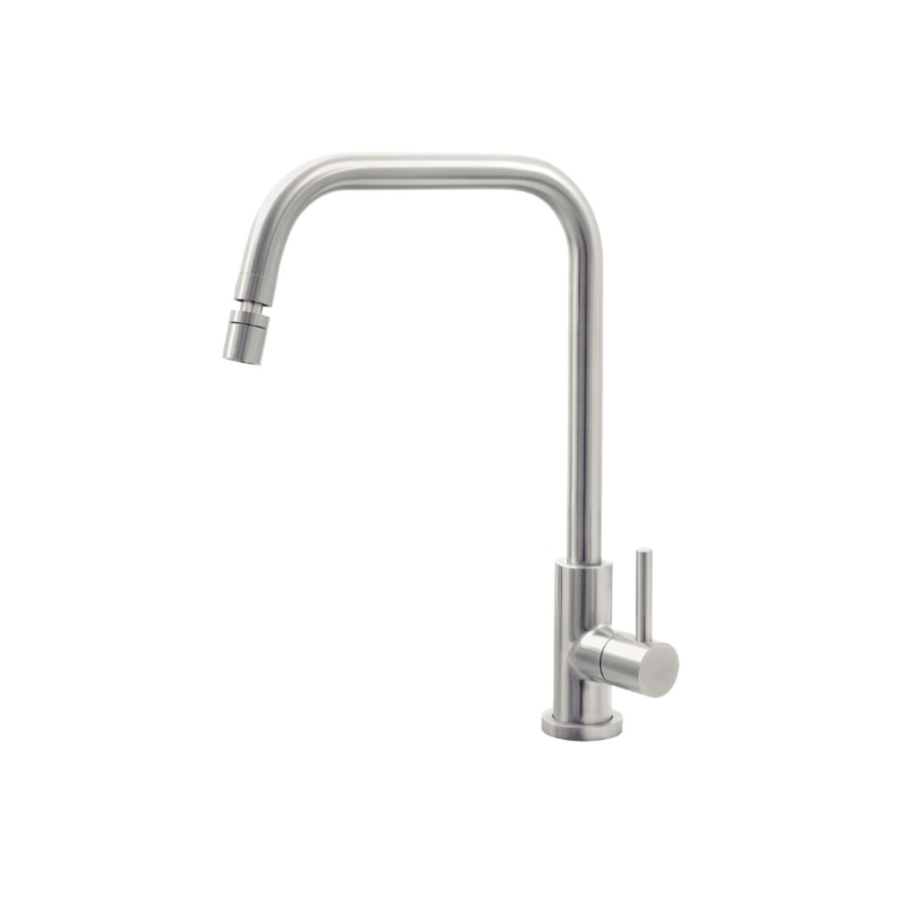 Torneira de Bancada Angolare em Aço Inox com sistema anti-gotejamento Tramontina 94520020