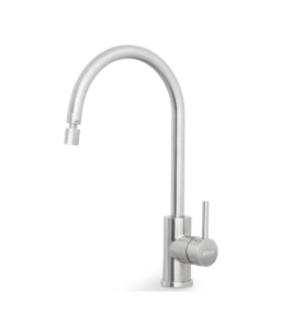 Monocomando Arko em Aço Inox com acabamento Acetinado e Bica Articulada Tramontina 94520021
