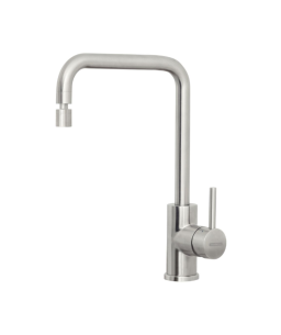 Monocomando Angolare em Aço Inox com acabamento Acetinado e Bica Articulada Tramontina 94520022