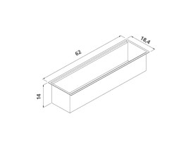 Calha Umida 60 cm Tramontina Aço Inox 94534/001