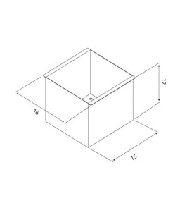 Escorredor Profundo Aço Inox P/ Calha Umida 94534/010