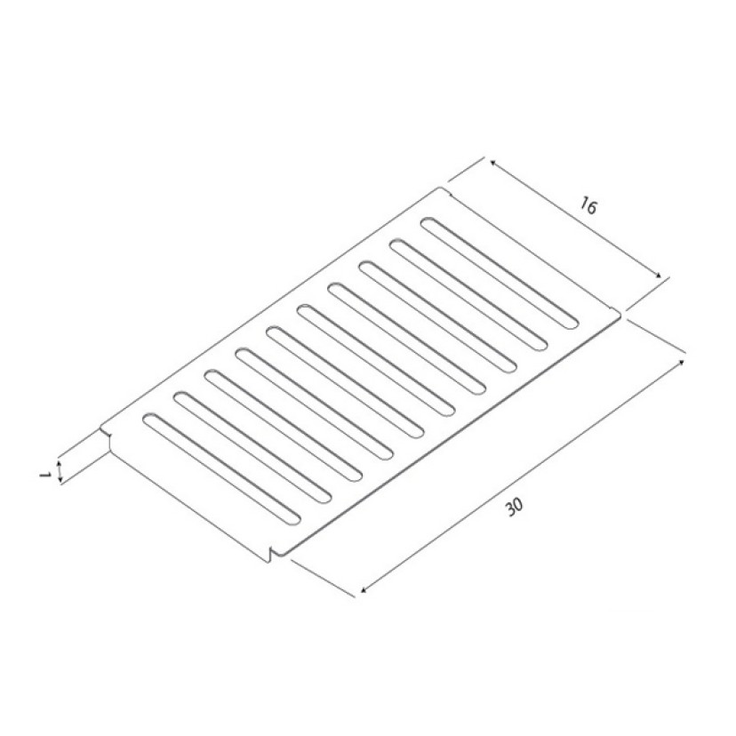 Escorredor Tramontina Aço Inox 30x16 cm P/ Calha Umida 94534/023