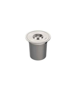 Lixeira de Embutir em Aço Inox Clean Round 5 litros 94518/005