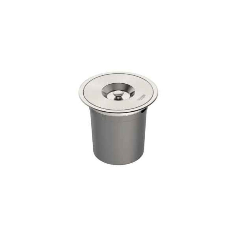 Lixeira de Embutir em Aço Inox Clean Round 5 litros 94518/005