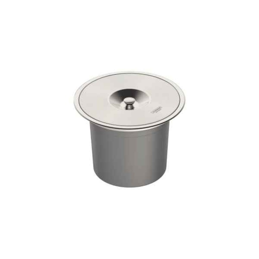 Lixeira de Embutir em Aço Inox Clean Round 8 litros 94518/000