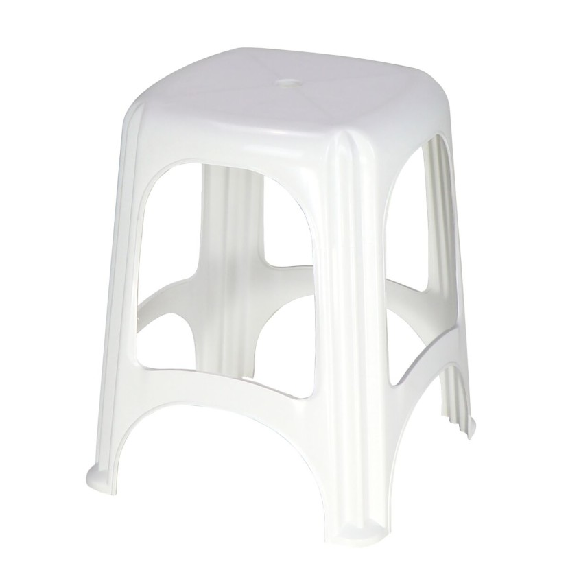 Banqueta Tramontina Niterói ECO em Polipropileno Branco