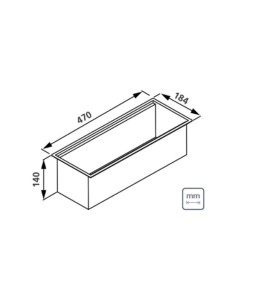 Calha Umida 45 cm Tramontina Aço Inox 94534/000