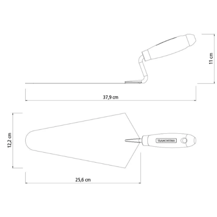 Colher de Pedreiro 10" 77350105 Tramontina