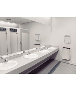 Dispenser para Papel Toalha Aço Inox com Acabamento Acetinado
