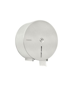 Dispenser para Papel Higiênico Aço Inox Acabamento Acetinado Grande