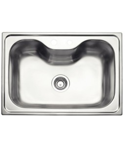 Cuba Tramontina Morgana 60 FX Undermount em Aço Inox com Monocomando, Dosador de Sabão e Válvula