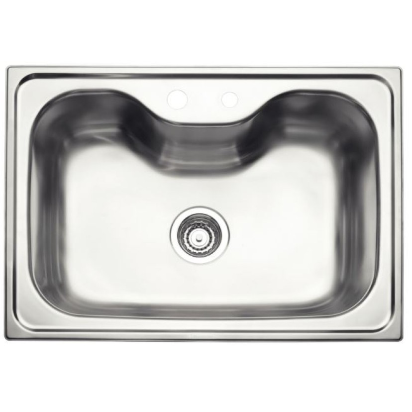 Cuba Tramontina Morgana 60 FX Undermount em Aço Inox com Monocomando, Dosador de Sabão e Válvula