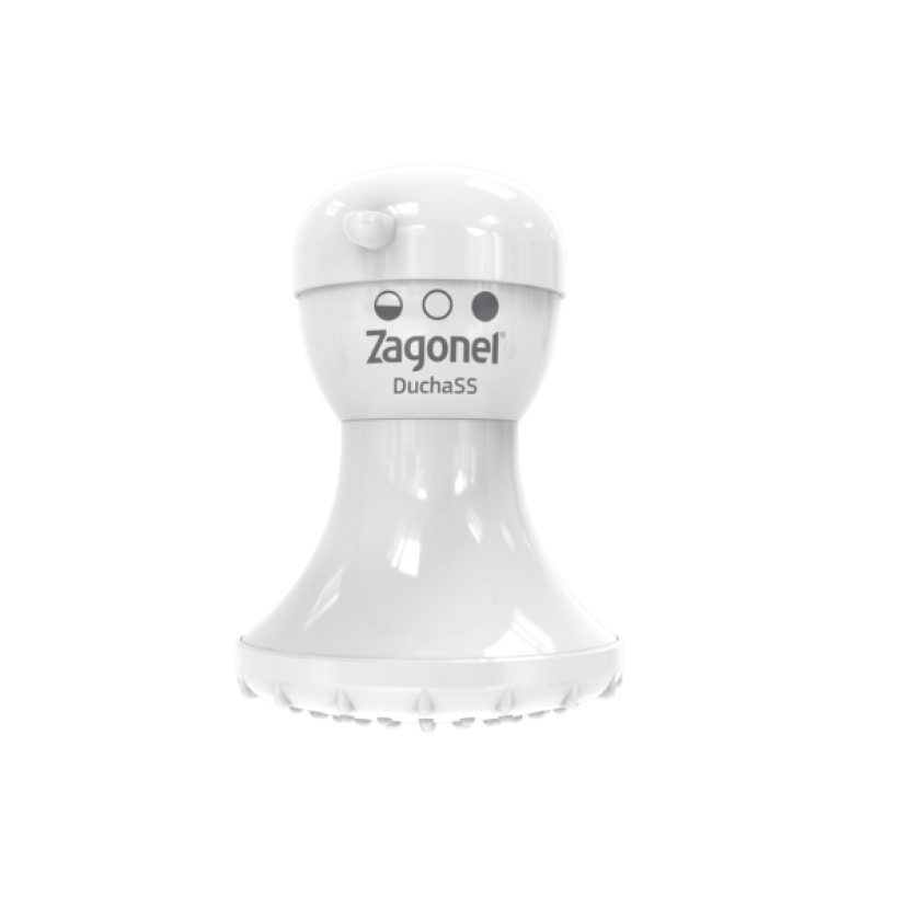 Ducha Elétrica Zagonel SS 3 Temperaturas Branca (5200W/220V)
