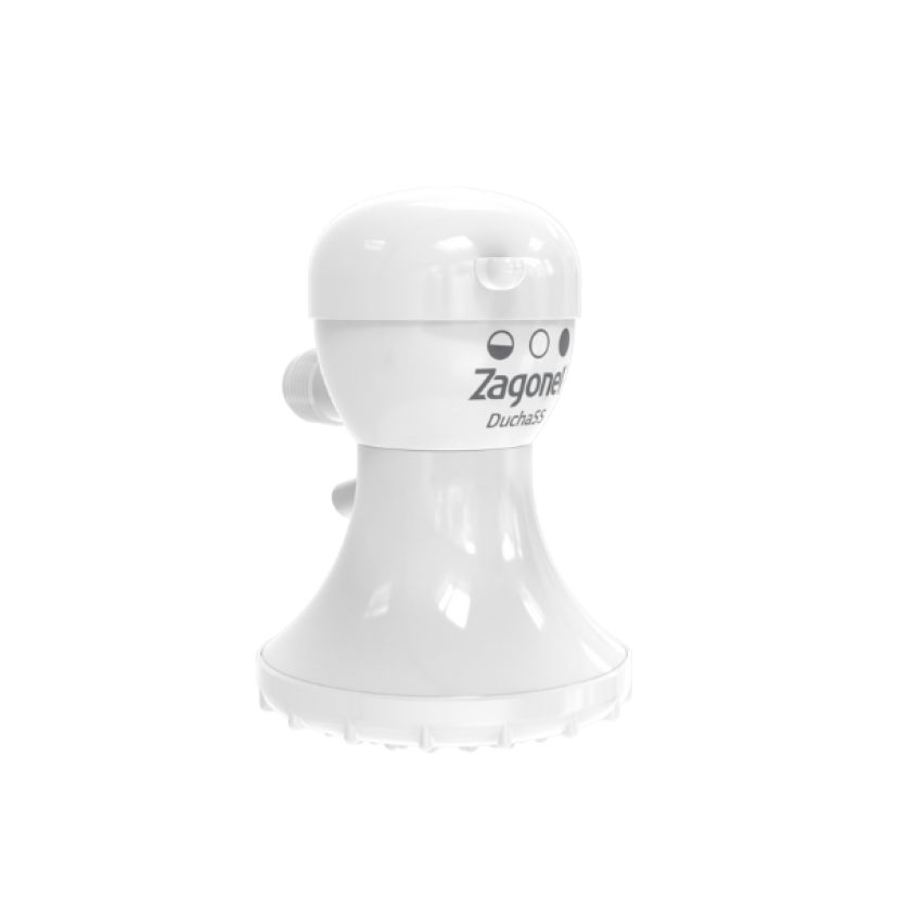 Ducha Elétrica Zagonel SS 3 Temperaturas Branca (5200W/220V)